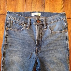 MADEWELL woman's denim blue jeans
